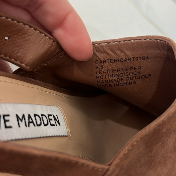 Steve Madden Brown Velvet Heels - Picture 3 of 4